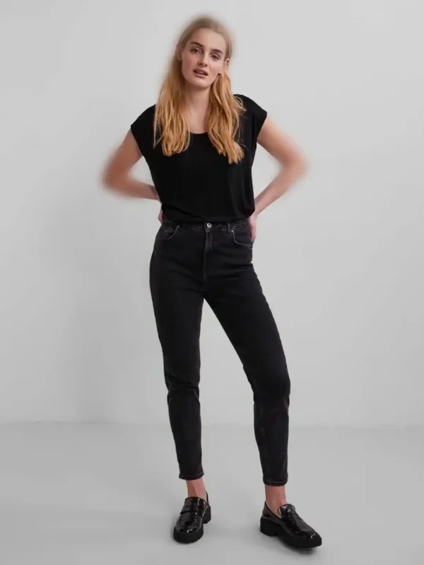 تاپ مشکی pieces - Image 2