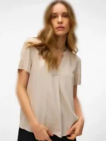 شومیز کرم لینن