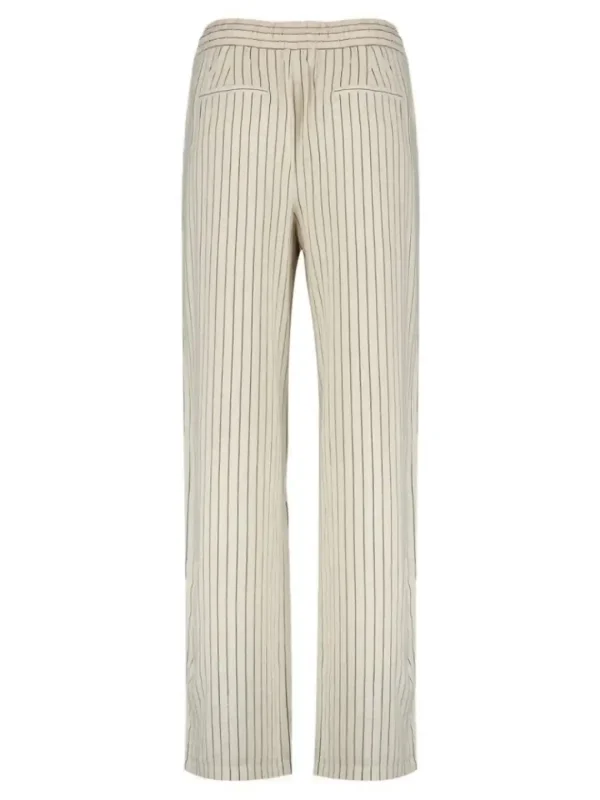 شلوار راه راه کرم vero moda - Image 6
