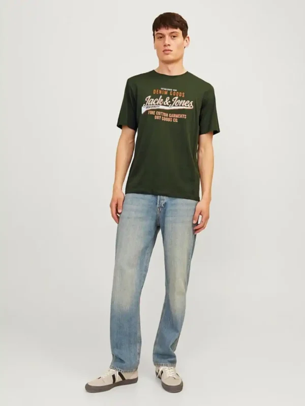 تیشرت سبز jack&jones - Image 3