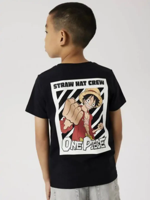 تیشرت بچگانه مشکی طرح One Piece - Image 4