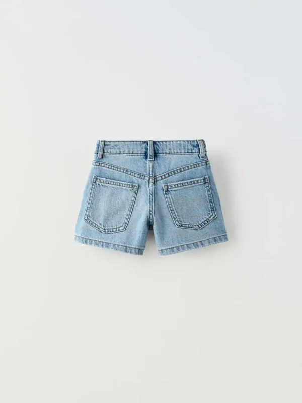 دامن شرتکی برمودا جین ابی zara - Image 5
