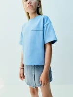 دامن شرتکی برمودا جین ابی zara - Image 3