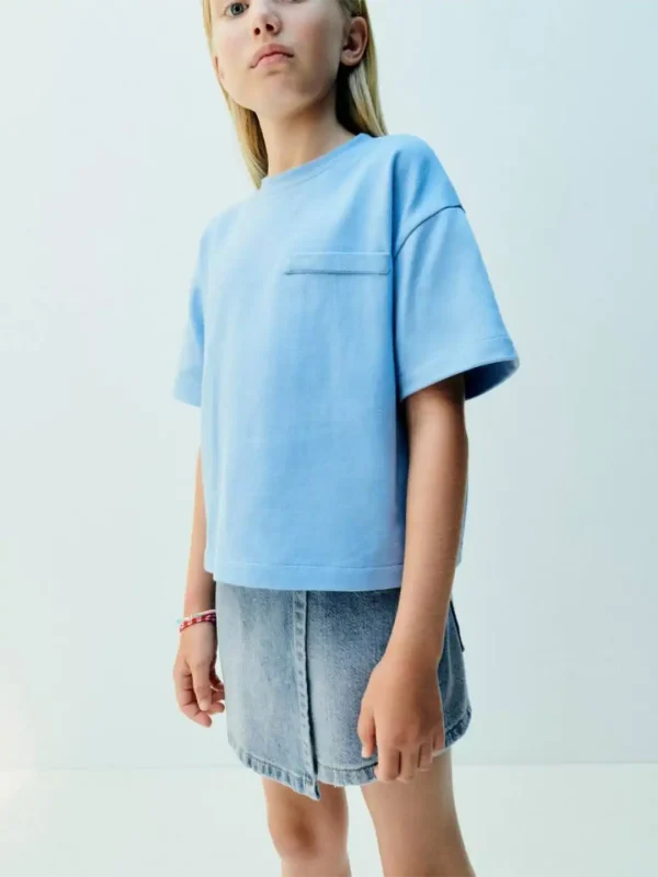 دامن شرتکی برمودا جین ابی zara - Image 3