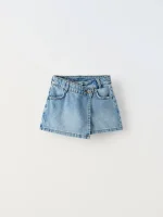دامن شرتکی برمودا جین ابی zara