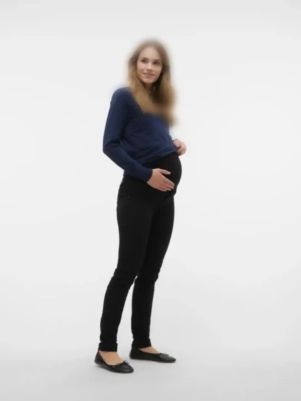 شلوار بارداری مشکی vero moda - Image 3