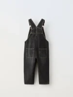 بیلر جین بچگانه مشکی مات ZARA - Image 2