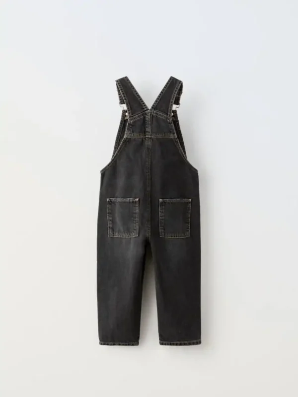بیلر جین بچگانه مشکی مات ZARA - Image 2