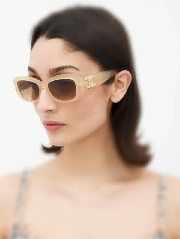 عینک chanel-5493 شفاف عدسی هایلایت - Image 5