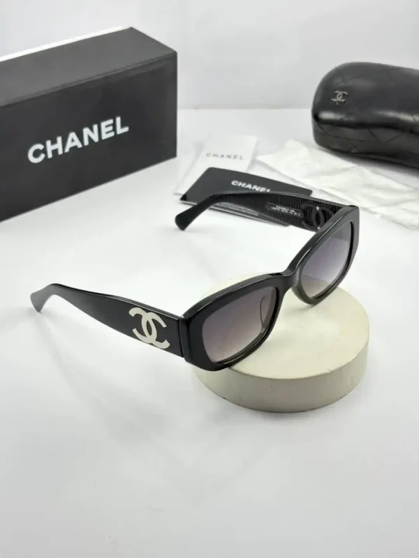 عینک chanel-5493 مشکی براق عدسی هایلایت - Image 1