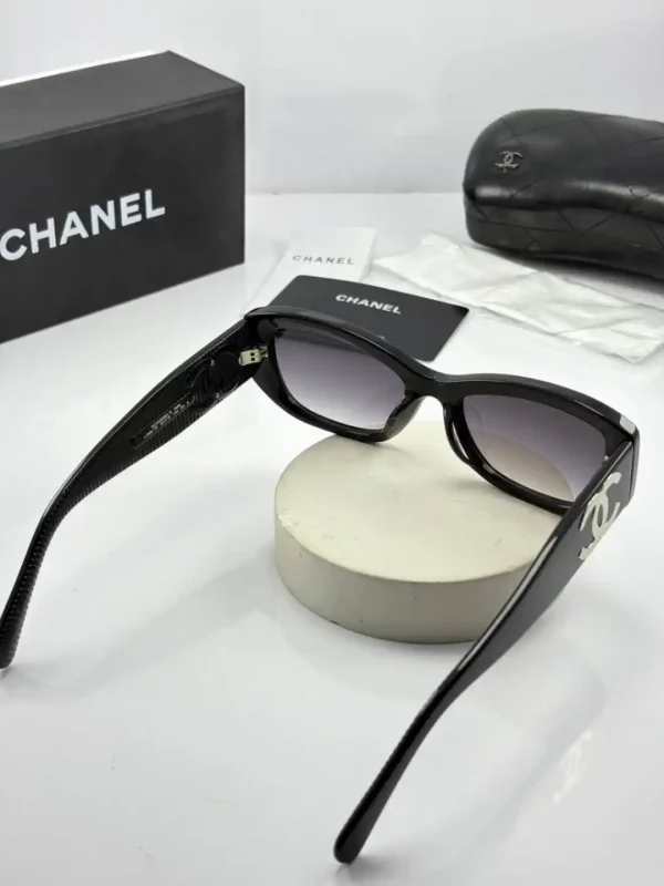 عینک chanel-5493 مشکی براق عدسی هایلایت - Image 4
