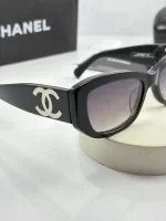 عینک chanel-5493 مشکی براق عدسی هایلایت - Image 3