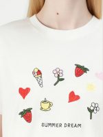 تیشرت سفیدSUMMERDREAM - Image 5