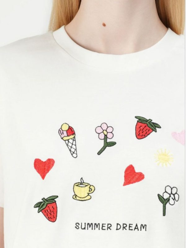 تیشرت سفیدSUMMERDREAM - Image 5