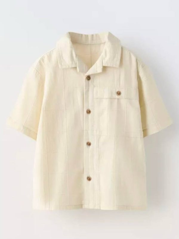 پیراهن بچگانه یقه مراکشی zara - Image 1