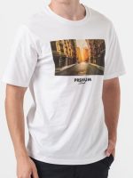 تیشرت سفید لوگو خیابانی jack&jones - Image 4