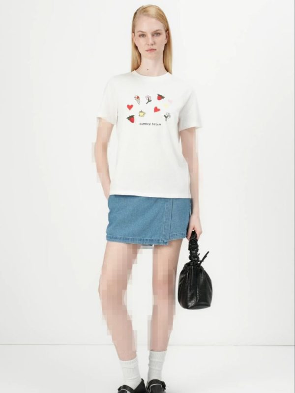 تیشرت سفیدSUMMERDREAM - Image 2