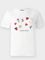 تیشرت سفیدSUMMERDREAM - Image 4