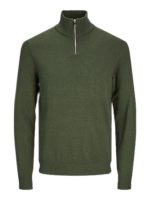 بافت نیم زیپ سبزjack&jones - Image 4