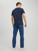 تیشرت سرمه ای لوگو سفید jack&jones - Image 3