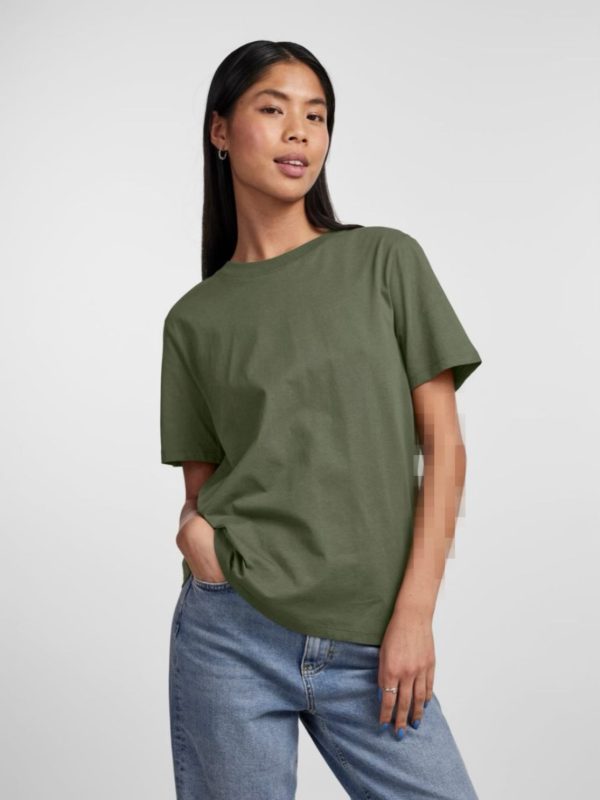 تیشرت سبز برندpieces - Image 2