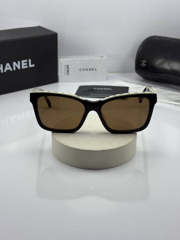 عینک chanel 5417 عدسی قهوه ای - Image 3