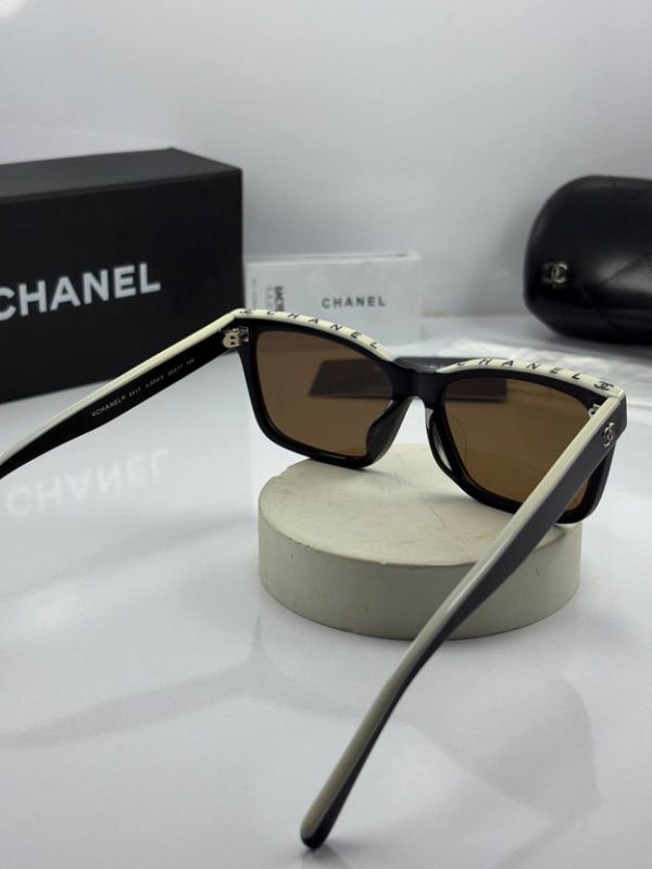 عینک chanel 5417 عدسی قهوه ای - Image 4