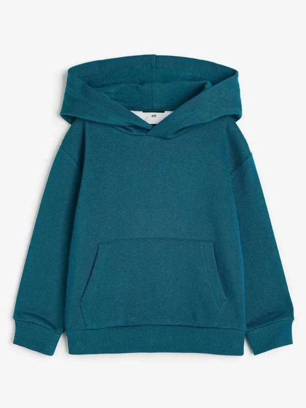 هودی آبی نفتی داخل کرک بچگانه H&M - Image 1