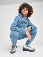 ست آبی روشن هودی اسلش بچگانه Hoodrich