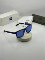 عینک zs23531 فریم سرمه ای عدسی آبی