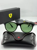 عینک rb-2202m مشکی براق شیشه سبز - Image 2