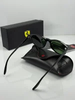 عینک rb-2202m مشکی براق شیشه سبز - Image 4