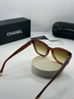 عینک chanel 5487 حنایی شفاف - Image 4