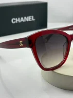 عینک chanel 5487 قرمز شفاف - Image 3