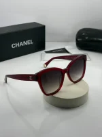 عینک chanel 5487 قرمز شفاف