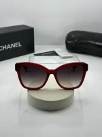 عینک chanel 5487 قرمز شفاف - Image 2