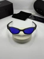 عینک اکلی ماتریکس فریم تیتانیومی عدسی آبی - Image 2