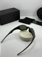 عینک اکلی ماتریکس فریم تیتانیومی عدسی آبی - Image 4