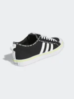 کتونی آدیداس مدل  adidas Originals Men's Nizza Sneaker, Core Black/White/Vivid Red - Image 6
